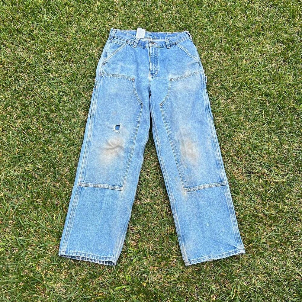 Carhartt Double Knee jeans mens size 32 30 y2k construction